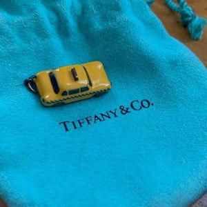 Tiffany & Co. Yellow Enamel Taxi Cab Charm